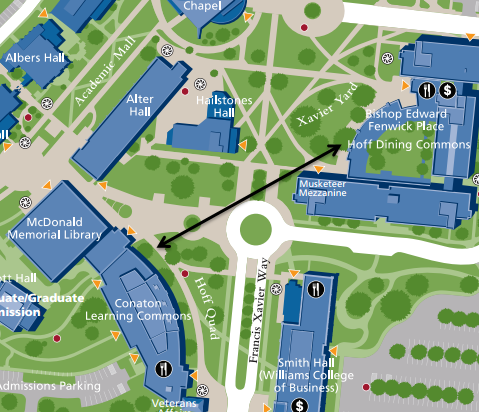 Xavier University Campus Map Conference Information | Ohio Valley Group Of Technical Services Librarians  (2017) | Journals, Publications, Conferences, And Proceedings | Xavier  University