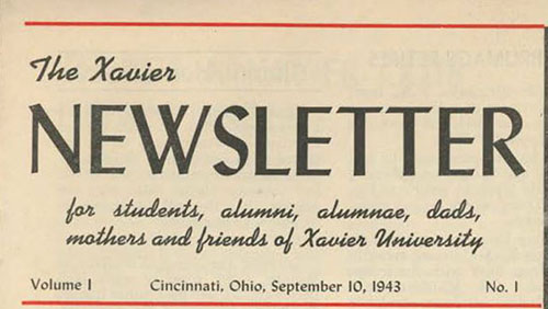 The Xavier Newsletter