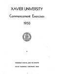 Xavier University Commencement Exercises, 1950