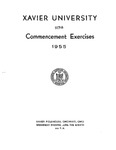 Xavier University 117th Commencement Exercises, 1955 by Xavier University, Cincinnati, OH