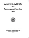 Xavier University 122nd Commencement Exercises, 1960
