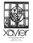 Xavier University 141st Commencement Exercises, Undergraduate Colleges, 1979 by Xavier University, Cincinnati, OH