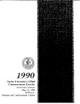 Xavier University's 152nd Commencement Exercise, 1990