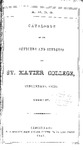 1866-67 Xavier University Course Catalog by Xavier University, Cincinnati, OH