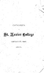 1870-71 Xavier University Course Catalog by Xavier University, Cincinnati, OH