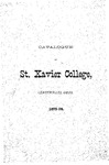 1877-78 Xavier University Course Catalog