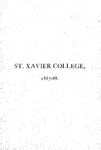 1887-88 Xavier University Course Catalog by Xavier University, Cincinnati, OH