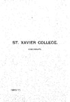 1910-11 Xavier University Course Catalog