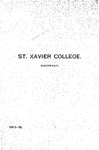1915-16 Xavier University Course Catalog