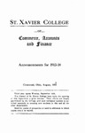 1913-14 St. Xavier College of Commerce, Accounts and Finance Catalogue