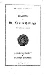 1917 Xavier University Course Catalog Summer Courses by Xavier University, Cincinnati, OH