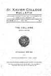 1921 May Xavier University Course Catalog - Monthly