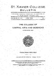 1923-1924 Xavier University College of Liberal Arts and Sciences Course Catalog