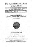 1924-1925 Xavier University College of Liberal Arts and Sciences Course Catalog