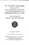 1926-1927 Xavier University College of Liberal Arts and Sciences Course Catalog