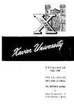 1958-1959 Xavier University The College of Arts and Sciences, The Graduate School Course Catalog