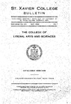 1928-1929 Xavier University College of Liberal Arts and Sciences Course Catalog