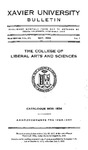1935-1936 Xavier University College of Liberal Arts and Sciences Course Catalog