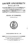 1931-1932 Xavier University School of Commerce Evening Division Course Catalog