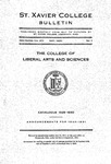 1929-1930 Xavier University Course Catalog by Xavier University (Cincinnati, Ohio)