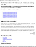 2013-2014 Xavier University Course Catalog by Xavier University (Cincinnati, Ohio)