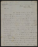 James K. Polk letter to Moses Dawson