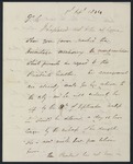 Andrew Jackson Donelson letter to Moses Dawson