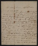 Darhelou B. D. Ervine letter to Moses Dawson