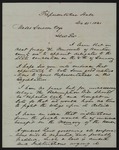 James H. Ewing letter to Moses Dawson