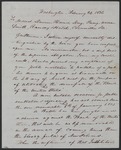William Ewing letter to Moses Dawson, E. S. Haines, and Lewis Parry