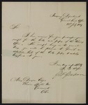 George Graham letter to Moses Dawson