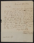 John Cleves Symmes Harrison letter to Moses Dawson