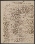 Isaac Hill letter to Moses Dawson