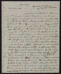 Richard Mentor Johnson letter to Moses Dawson