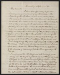 Miner K. Kellogg letter to Moses Dawson