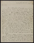 William Berkeley Lewis letter to Moses Dawson by William Berkeley Lewis
