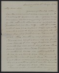 William Berkeley Lewis letter to Moses Dawson