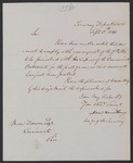 Levi Woodbury letter to Moses Dawson