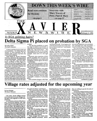"Xavier University Newswire" by Xavier University (Cincinnati, Ohio)