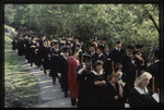 Graduates Waiting in Commencement Procession Line by Gregory Rust