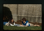 Students Studying on Lawn by Gregory Rust