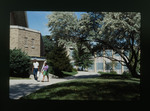 Individuals Walking by Bellarmine Chapel by Gregory Rust