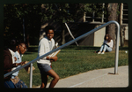 Students Walking on Xavier University Campus by Gregory Rust
