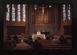 Mass inside Bellarmine Chapel by Xavier University (Cincinnati, Ohio)